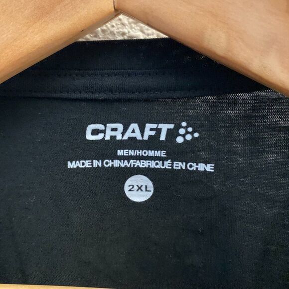 Craft Spartan Sprint 5K 20 Obstacles Finisher Race T-Shirt Men's 2XL Black - Picture 2 of 3